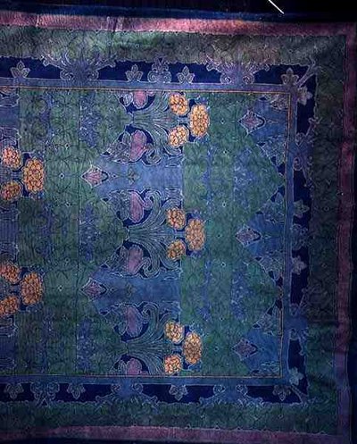 Alfombra de Donegal (detalle) de Charles Francis Annesley Voysey