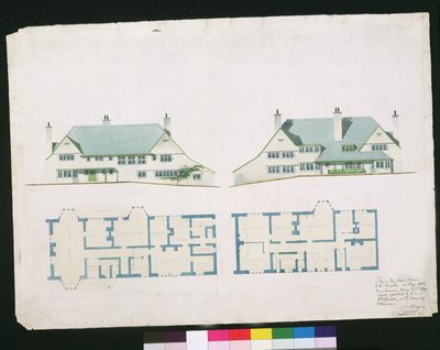 Casa a construir en Gartmel Fell Gillhead, Windermere para J.W. Buckley Esquire, 1899 de Charles Francis Annesley Voysey