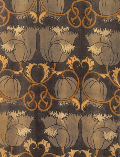 Amapolas, fabricado por G.P. & J Baker, c.1888 (detalle) de Charles Francis Annesley Voysey
