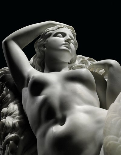 Figura de tamaño natural de Rhodopis sobre pedestal, 1862 de Charles Francis Fuller