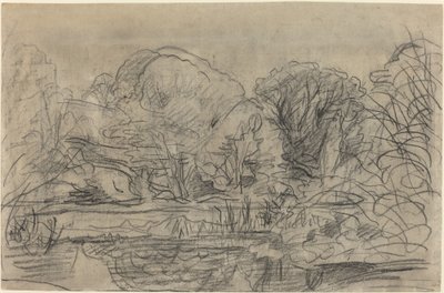 Un Estanque en el Bosque de Charles Francois Daubigny