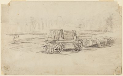 Un carro de granja de Charles Francois Daubigny