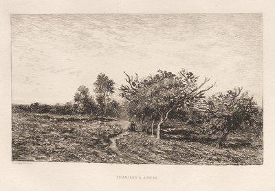 Manzanos en Auvers de Charles Francois Daubigny