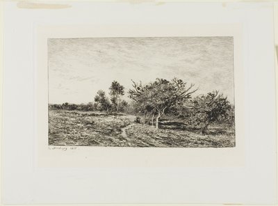 Manzanos en Auvers de Charles Francois Daubigny