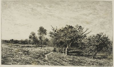 Manzanos en Auvers de Charles Francois Daubigny