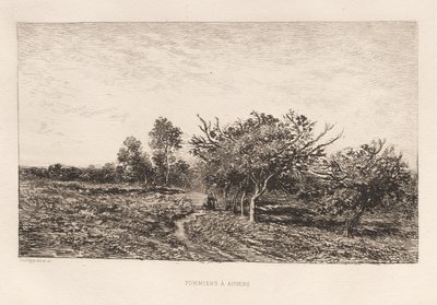 Manzanos en Auvers, 1877 de Charles Francois Daubigny