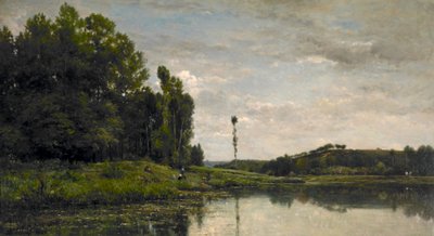 Orillas del Oise en Auvers de Charles Francois Daubigny