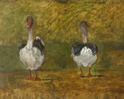 Antes y después de la votación (óleo sobre panel) de Charles Francois Daubigny