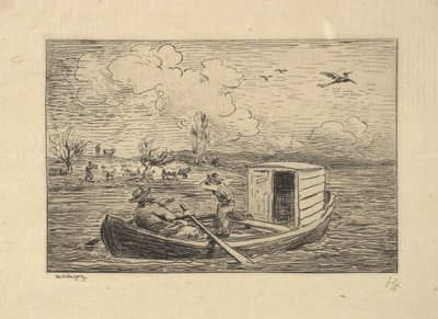 Llamando a la Orilla de Charles Francois Daubigny