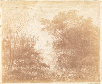 Ciervos (Les Cerfs) de Charles Francois Daubigny