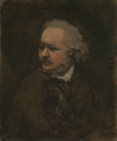 Honore Daumier, c.1867-76 (óleo sobre lienzo) de Charles Francois Daubigny
