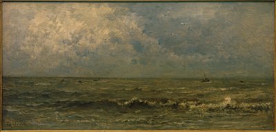 El mar, tiempo gris de Charles Francois Daubigny