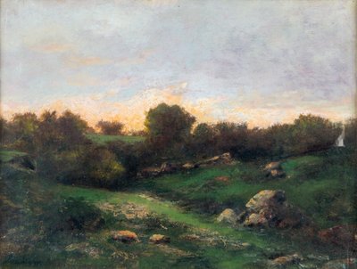 Paisaje en Barbizon, primera mitad del siglo XIX de Charles Francois Daubigny