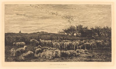 Gran redil de ovejas de Charles Francois Daubigny