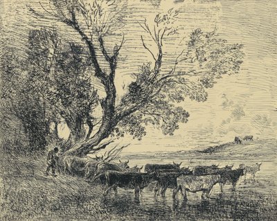 Le Gué de Charles Francois Daubigny