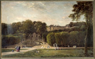 El parque de Saint Cloud de Charles Francois Daubigny