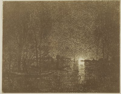 Efecto nocturno de Charles Francois Daubigny