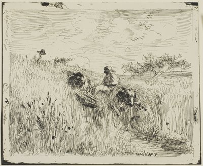 Camino a Través del Campo de Trigo de Charles Francois Daubigny