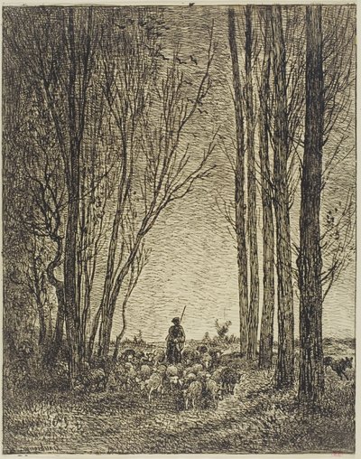 El regreso del rebaño de Charles Francois Daubigny
