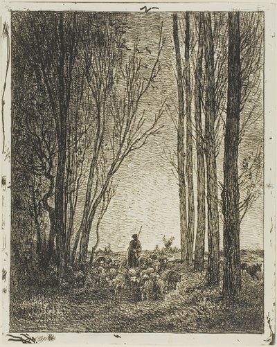 El regreso del rebaño de Charles Francois Daubigny