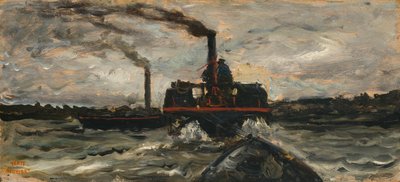 Barco fluvial de Charles Francois Daubigny
