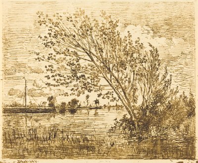 Grupo de alisos de Charles Francois Daubigny