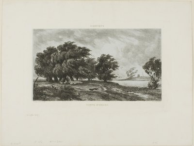 Clima tormentoso de Charles Francois Daubigny