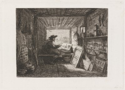 Estudio en el barco de Charles Francois Daubigny