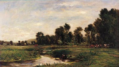 El valle de Arques, Sena Marítimo de Charles Francois Daubigny