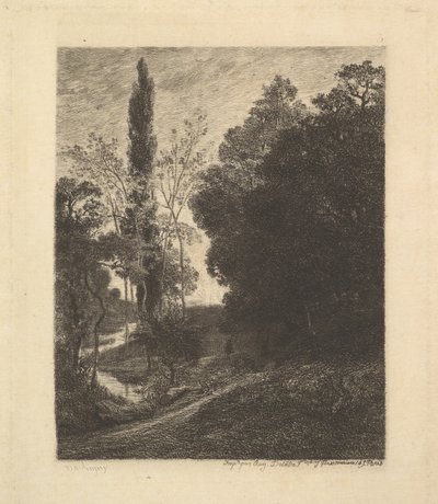 Las orillas de Cousin, ca. 1850 de Charles Francois Daubigny