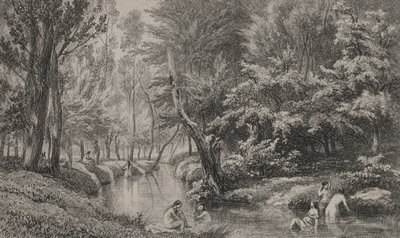 Los bañistas de Charles Francois Daubigny