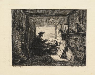 El estudio del barco de Charles Francois Daubigny