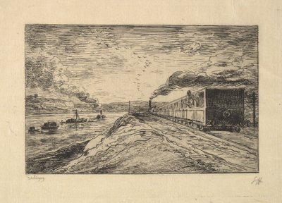 La Partida, 1861 de Charles Francois Daubigny