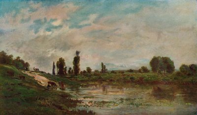 El lugar de la bebida, c1827-1878, 1906-7 de Charles Francois Daubigny