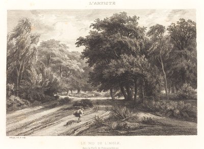El nido del águila en el bosque de Fontainebleau (Le nid de l