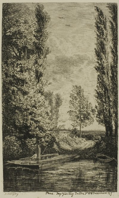 El transbordador de Charles Francois Daubigny