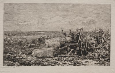 La cosecha de uvas de Charles Francois Daubigny