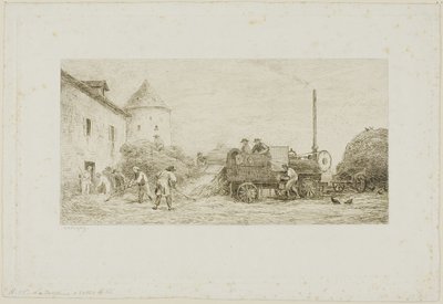 La máquina de segar de Charles Francois Daubigny