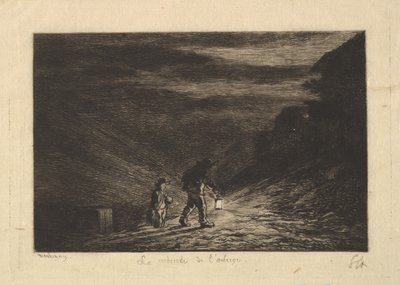 La búsqueda de una posada de Charles Francois Daubigny