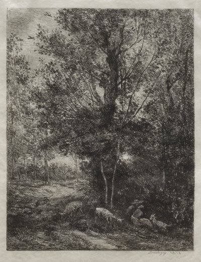 El pastor y la pastora de Charles Francois Daubigny