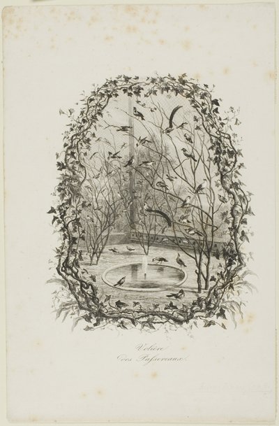 La pajarera de los gorriones de Charles Francois Daubigny