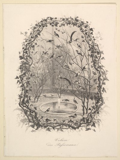 La Pajarera de Gorriones, 1843 de Charles Francois Daubigny