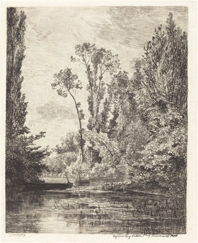 Las Islas Vírgenes en Bezons de Charles Francois Daubigny