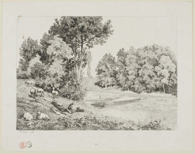 Vista Tomada en Bas-Meudon de Charles Francois Daubigny