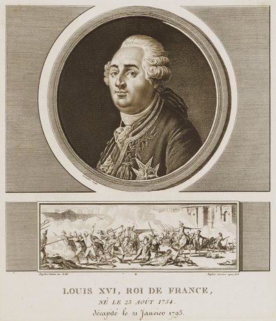 Luis XVI. Rey de Francia de Charles Francois Gabriel Levachez