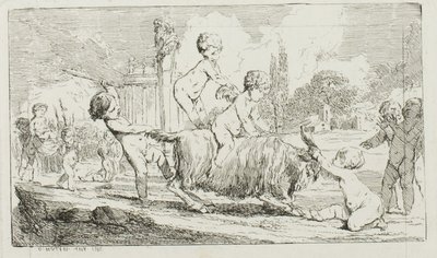 Niños jugando de Charles Francois Hutin