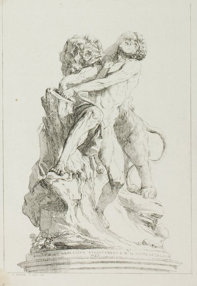 Milo de Croton de Charles Francois Hutin