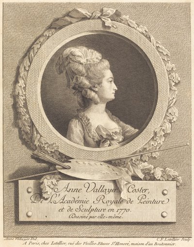 Anne Vallayer-Coster de Charles Francois Le Tellier after Anne Vallayer Coster