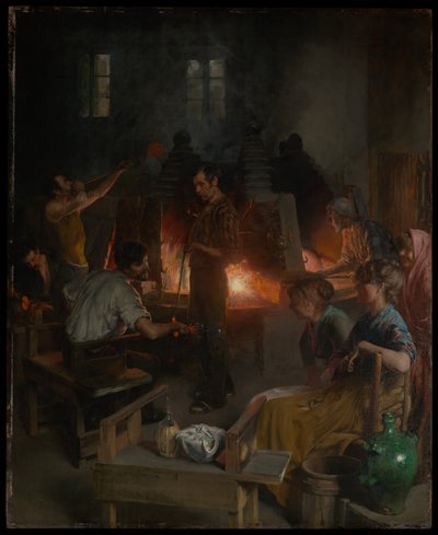 Sopladores de vidrio de Murano de Charles Frederic Ulrich