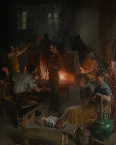 Sopladores de vidrio de Murano de Charles Frederic Ulrich
